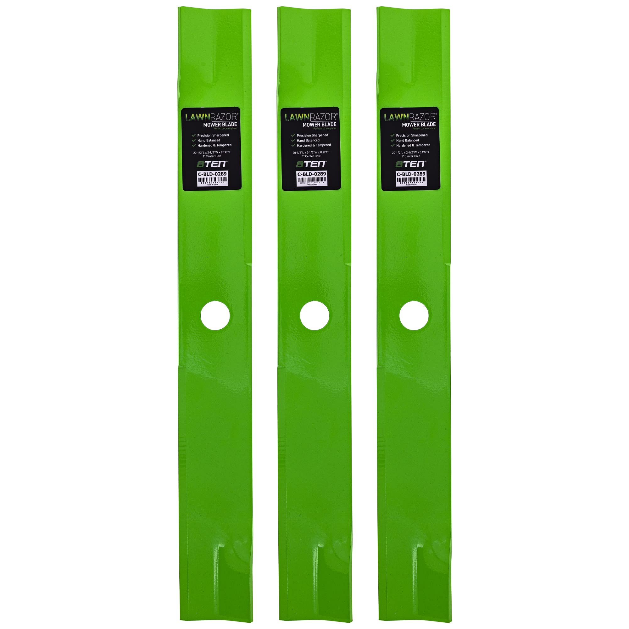 Amazon.com : 8TEN LawnRAZOR Blade Set for Exmark Lazer Z S-Series